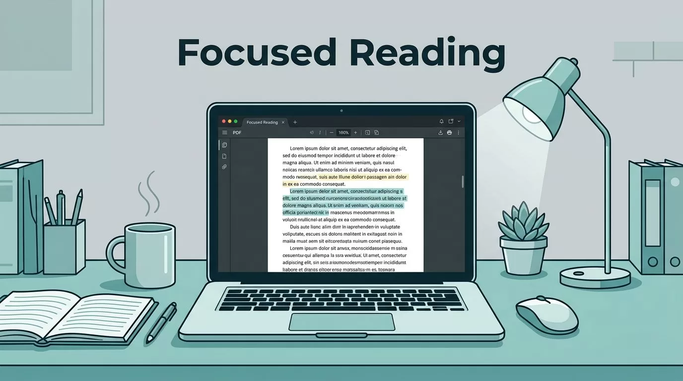 How I Read Long PDFs Without Losing Focus
