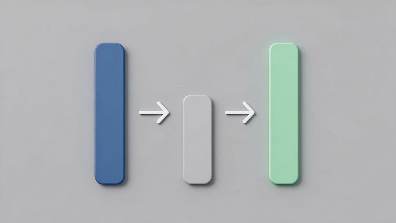 Simple vertical bar chart on gray background shows MRR at 100k minus 10k churn plus 20k expansion to 110k NRR.