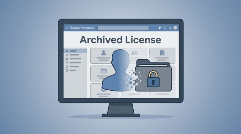 I Use Google Workspace Archived User License Guide 2026