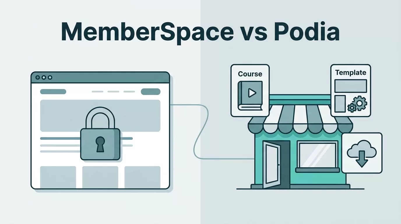 MemberSpace vs Podia in 2026 for Digital Products