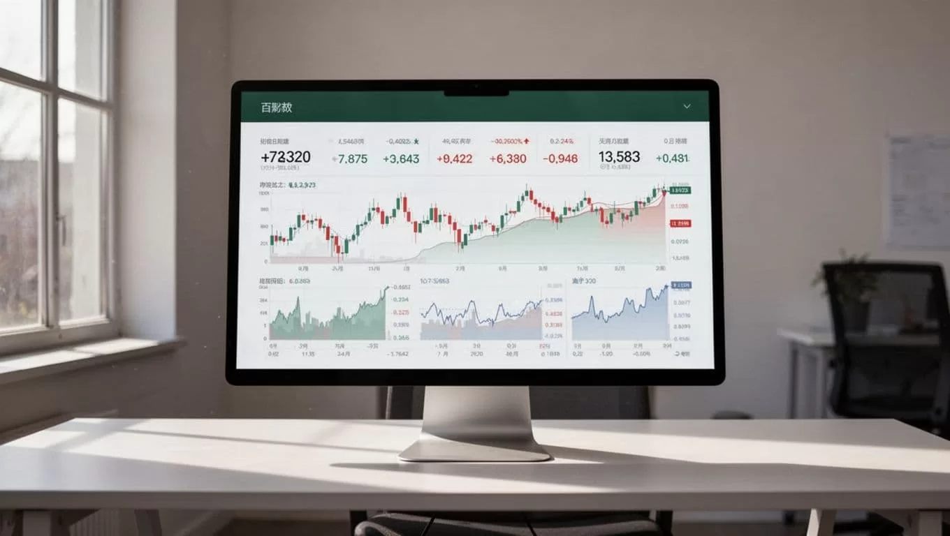 Computer screen showing currency exchange data beneath an Exchange Rate headline.