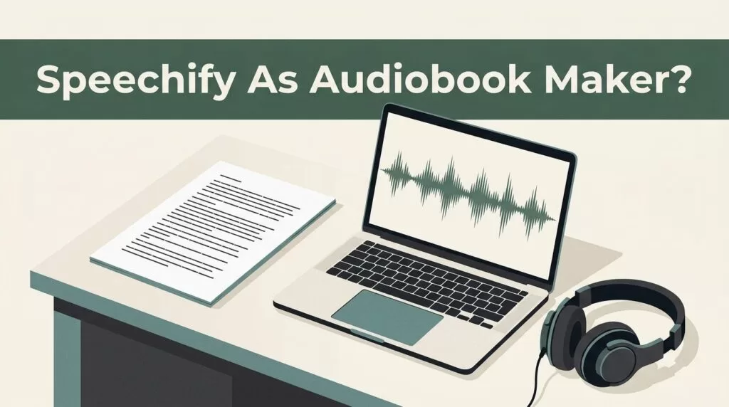 Can You Use Speechify as an Audiobook Maker?