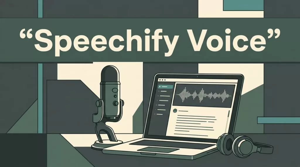 Create a Speechify YouTube Voice for Faceless Videos