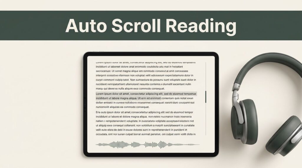 Deploy An Auto Scroll Reading App From Speechify