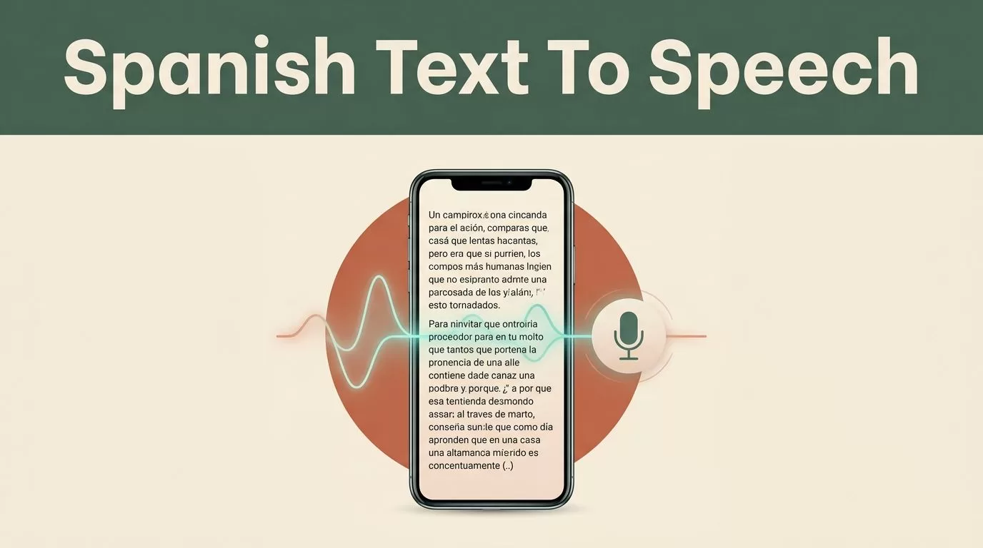 Deploy Spanish Text to Speech with Speechify