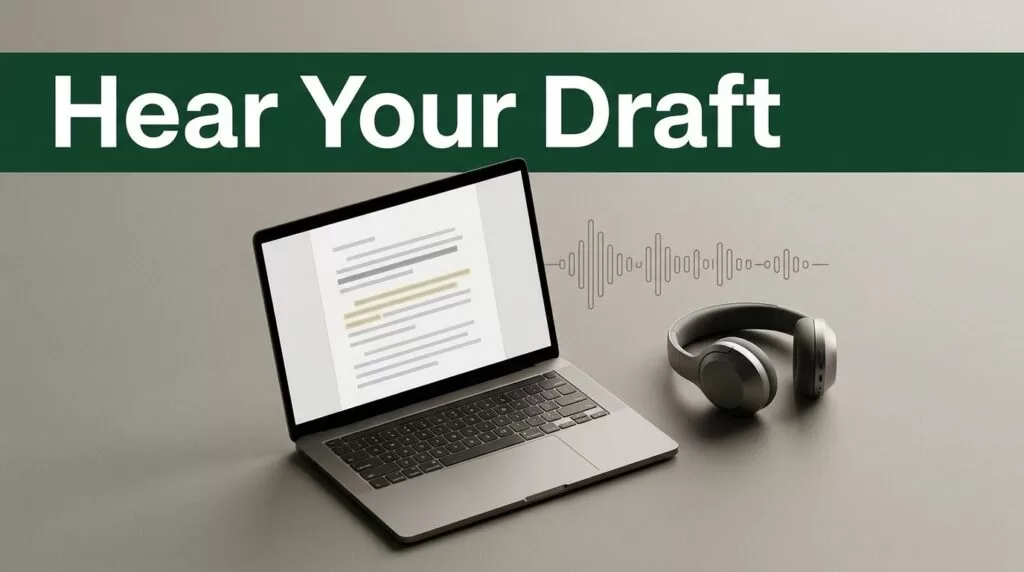 Deploying Speechify for Writers and Proofreading Workflows