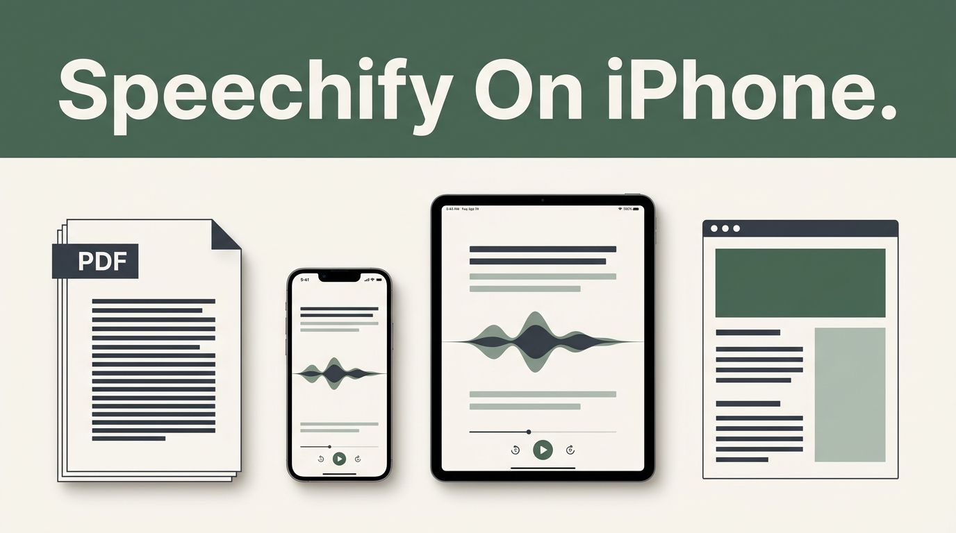 Download the Speechify Text to Speech iOS App