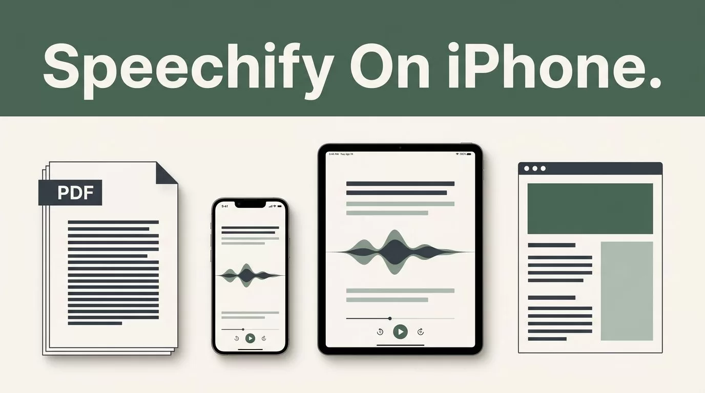Download the Speechify Text to Speech iOS App