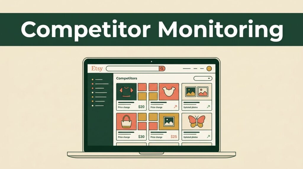 Etsy competitor monitoring