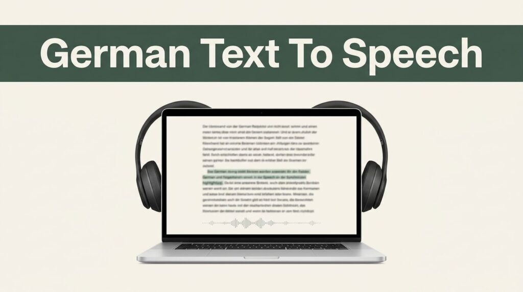 German Text to Speech on Speechify: A Practical Setup Guide