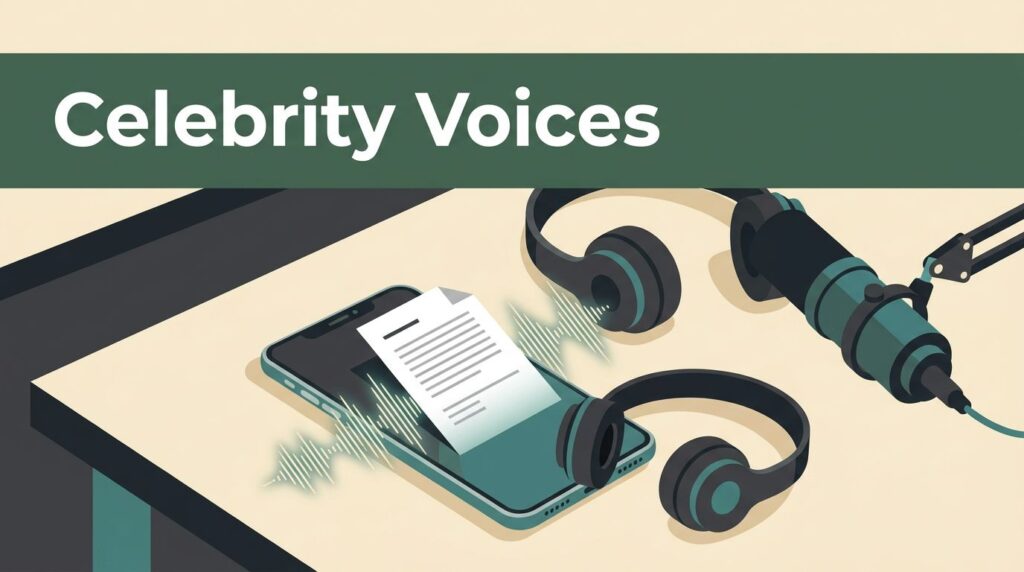 How Celebrity Text to Speech Works in Speechify
