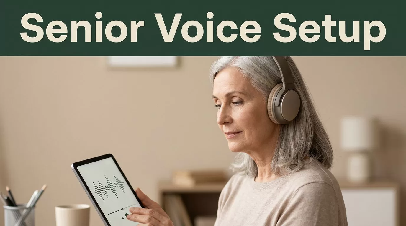 How to Configure a Senior Voice Text to Speech in Speechify