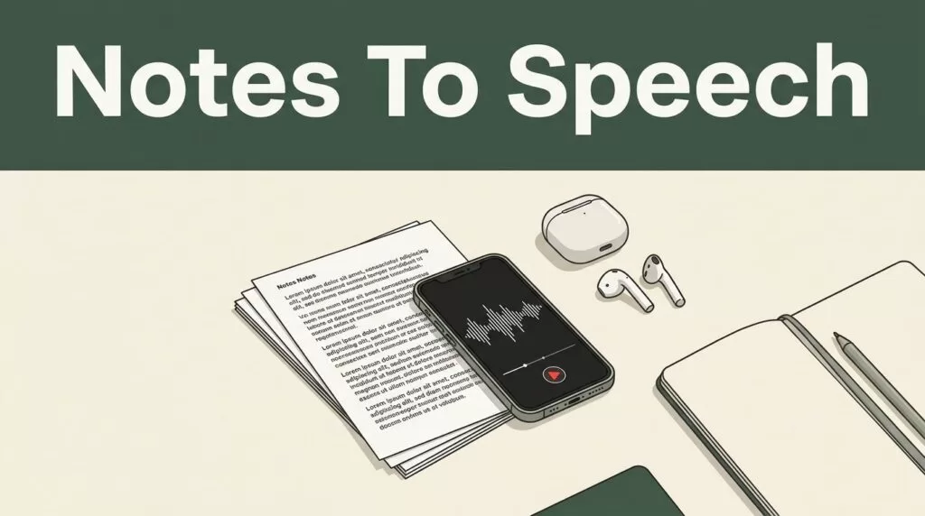 How to Convert Notes to Speech With Speechify