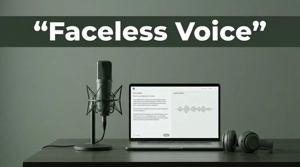 How to Generate a Faceless Channel Voice Using Speechify