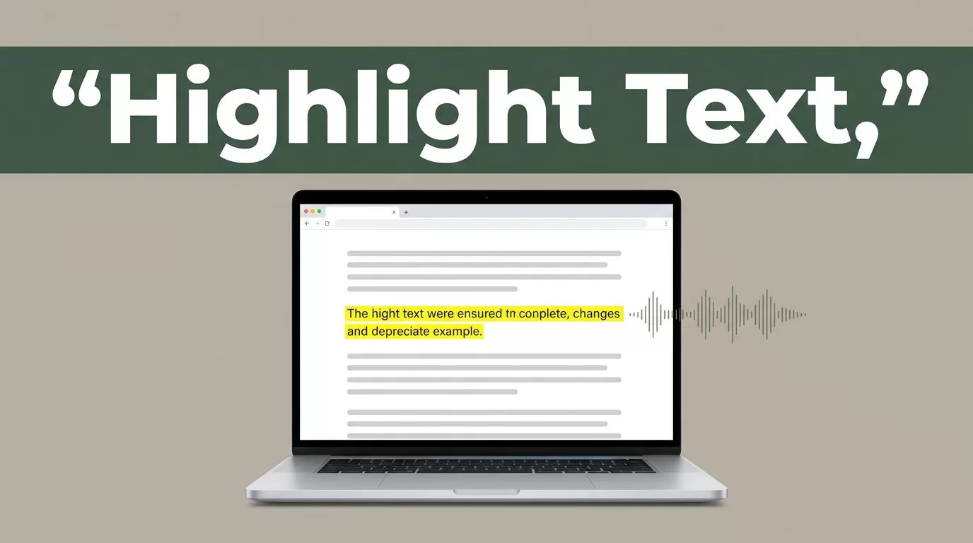 How to Highlight Text and Read It With Speechify