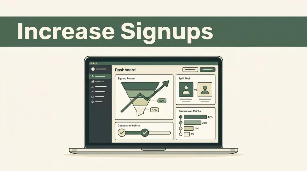 How to Increase Your Sign Up Rate Consistently on Mida.so