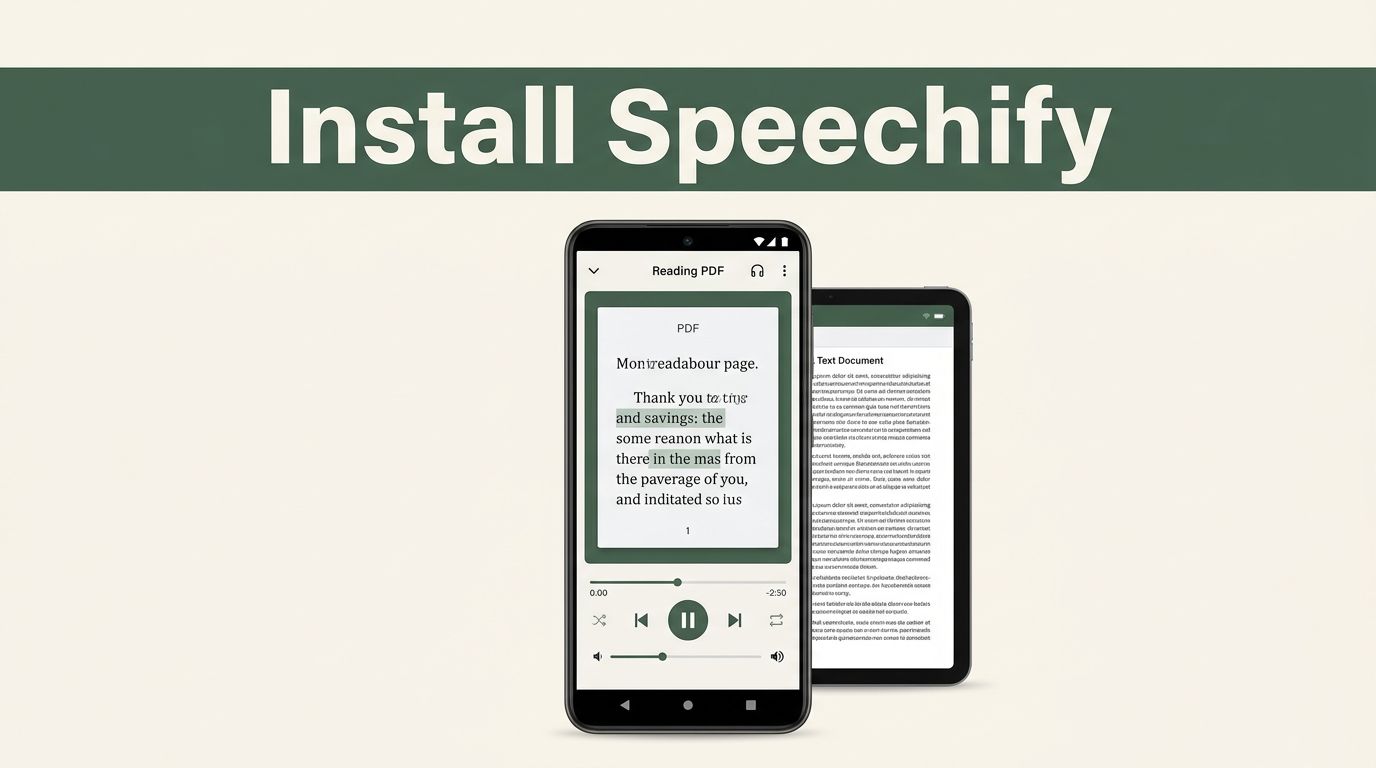 How to Install the Speechify Android App