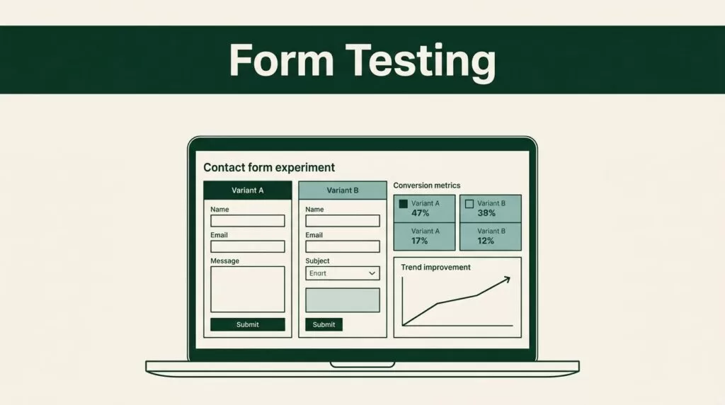 How to Manage Contact Form Testing Consistently on Mida.so