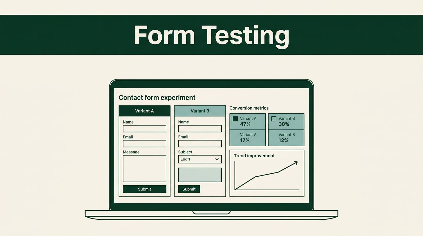 How to Manage Contact Form Testing Consistently on Mida.so