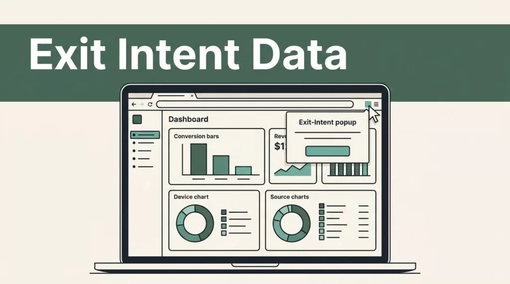 How to Monitor Exit Intent Testing Data on Mida