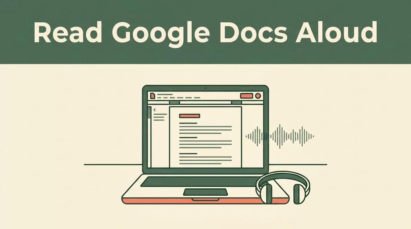 How to Read Aloud Google Docs With Speechify