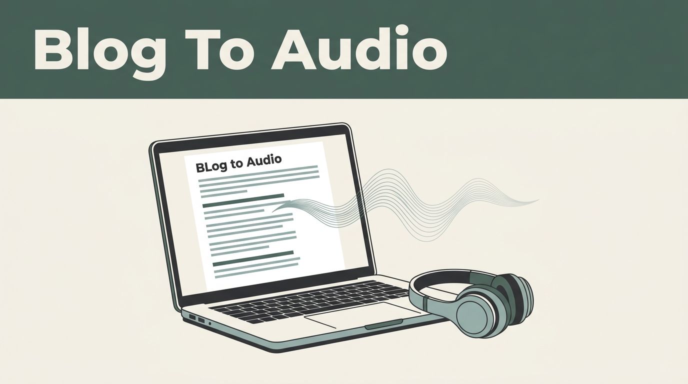 How to Turn a Blog Into Audio With Speechify