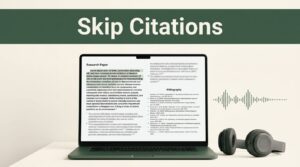 How to Use a Skip Citations Audio Reader Like Speechify