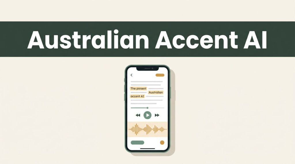 How to Use an Australian Accent AI Voice With Speechify