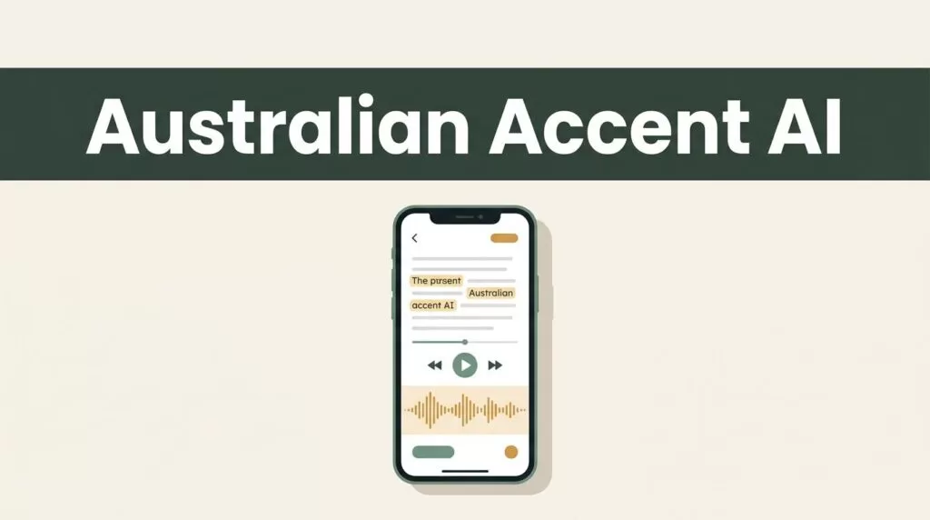 How to Use an Australian Accent AI Voice With Speechify