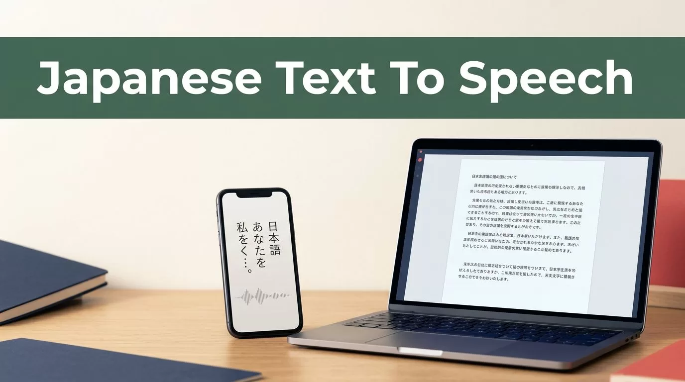 Japanese Text to Speech with Speechify: Setup Guide