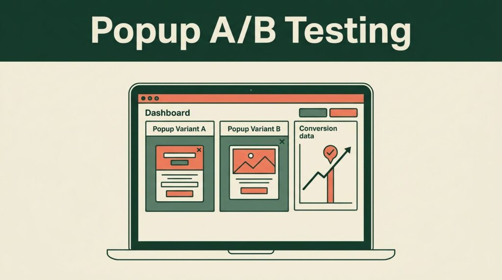 Launch Popup A/B Testing Using Mida.so