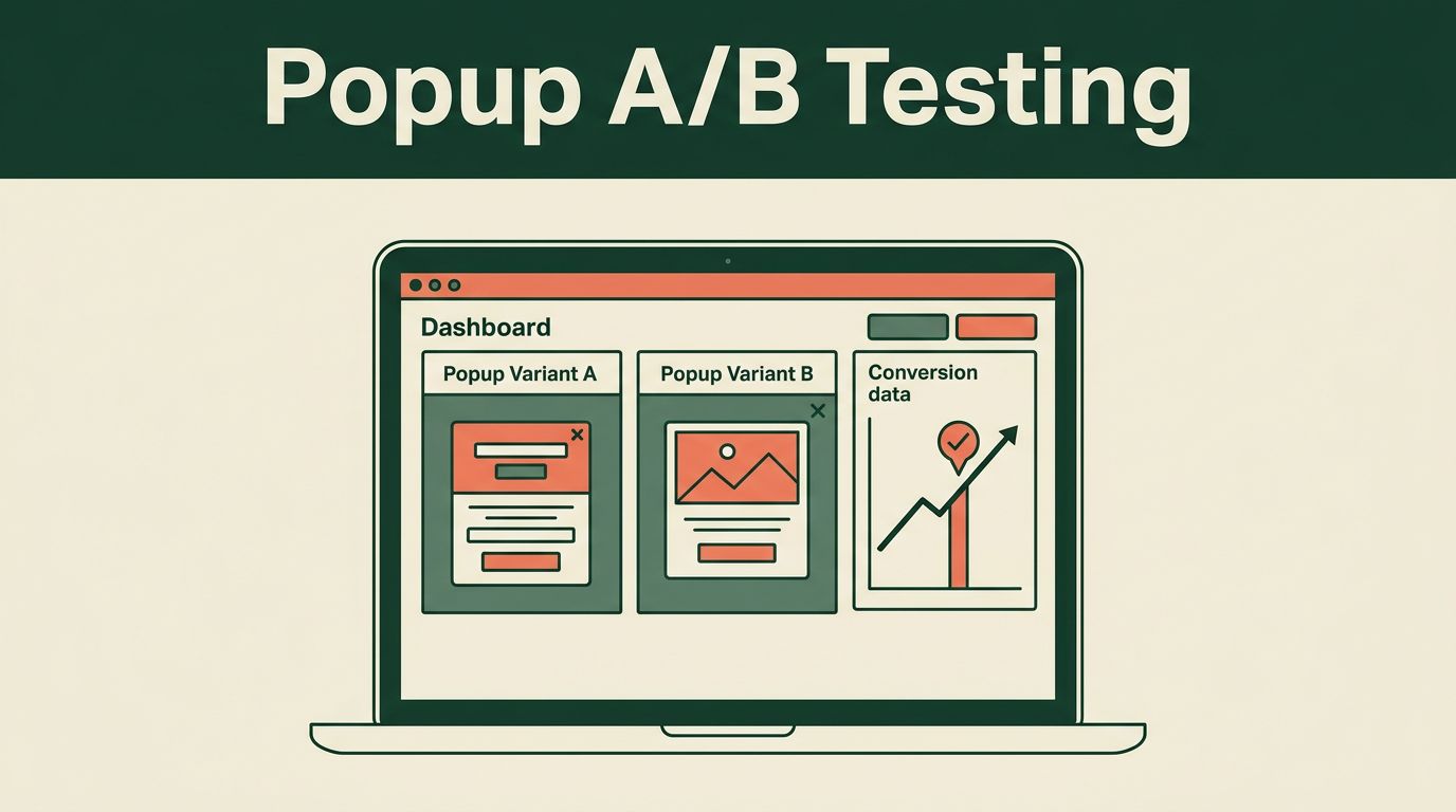 Launch Popup A/B Testing Using Mida.so