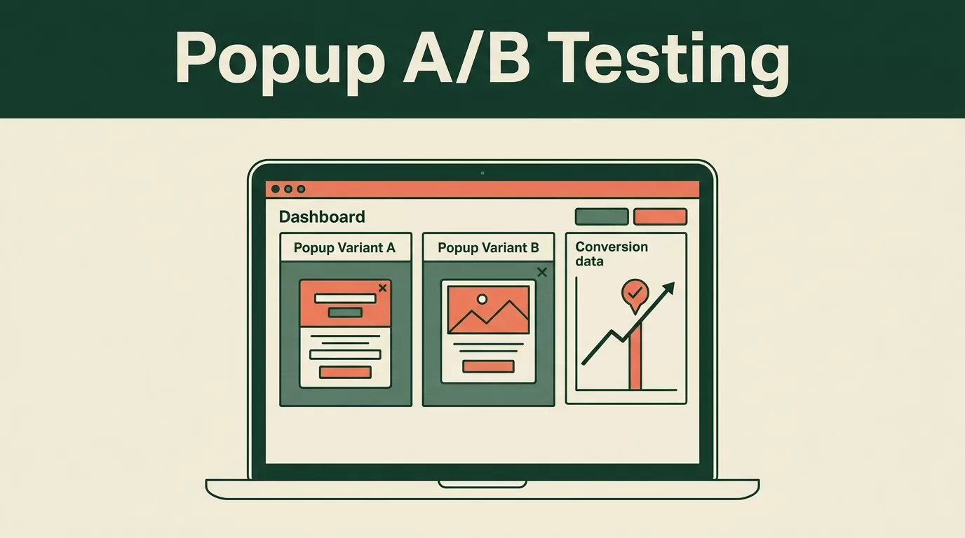 Launch Popup A/B Testing Using Mida.so