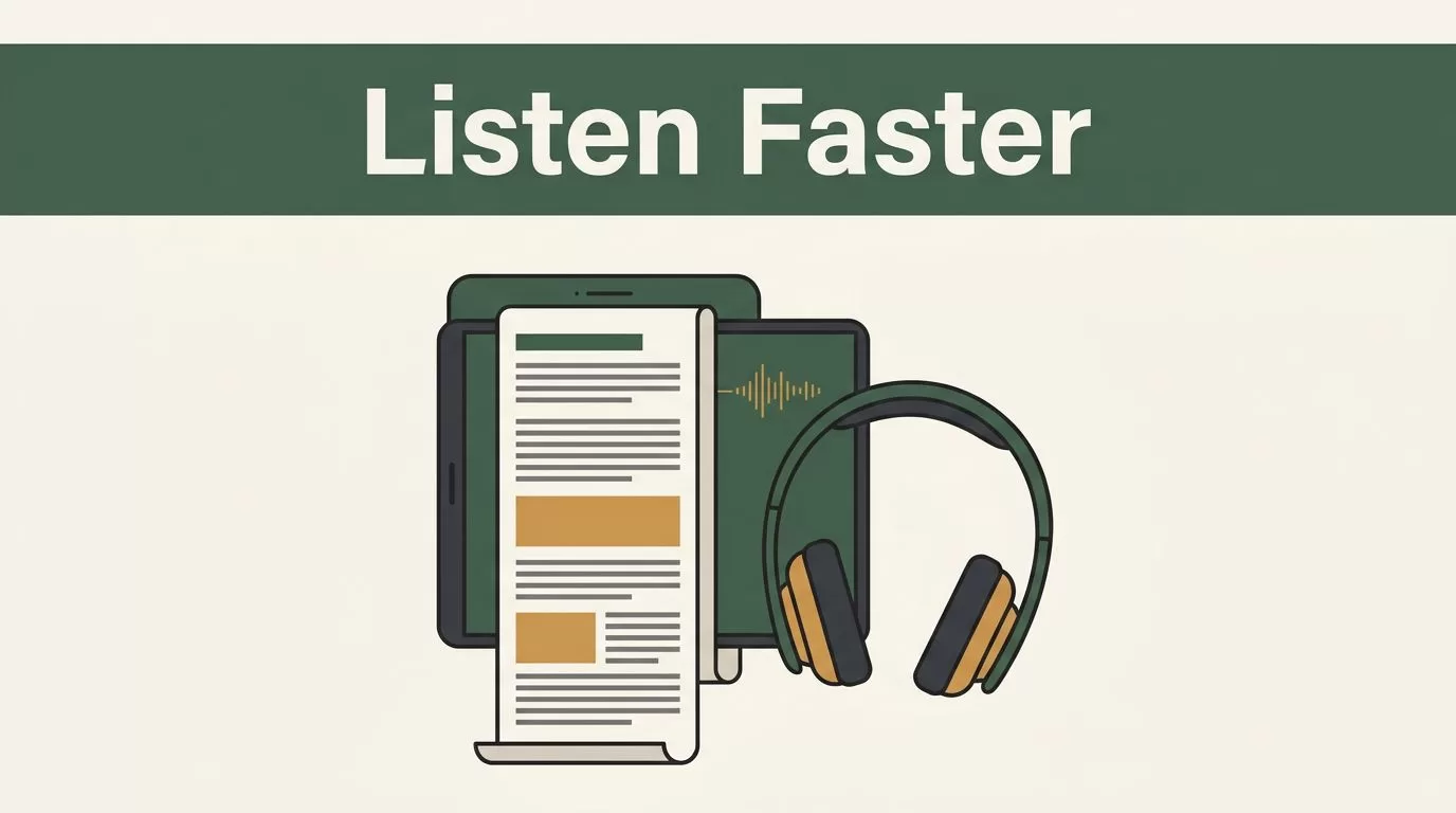 Listen to Long Articles Faster With Speechify