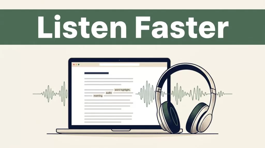 Listen to Web Pages Faster With Speechify