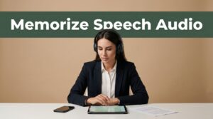 Memorize Speech Audio Quickly With Speechify