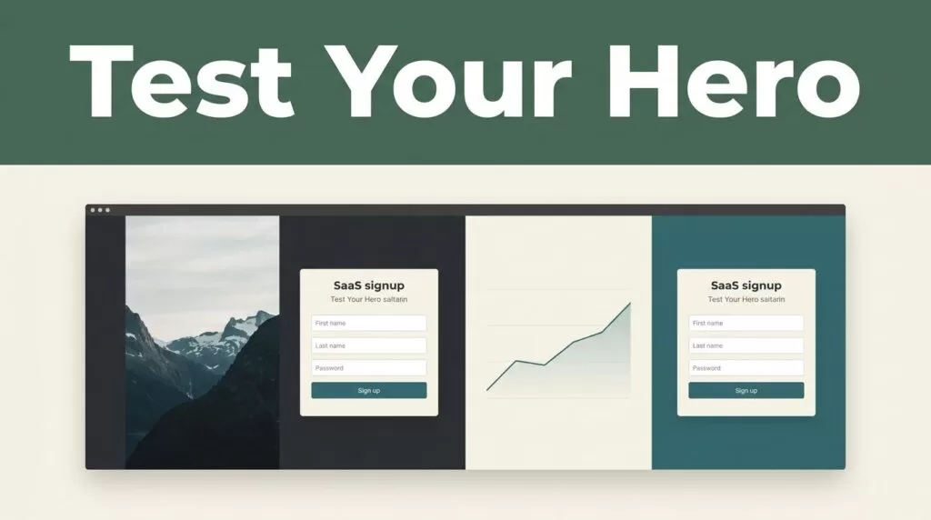 Optimize SaaS Signups When You Launch a Hero Image A/B Test With Mida.so