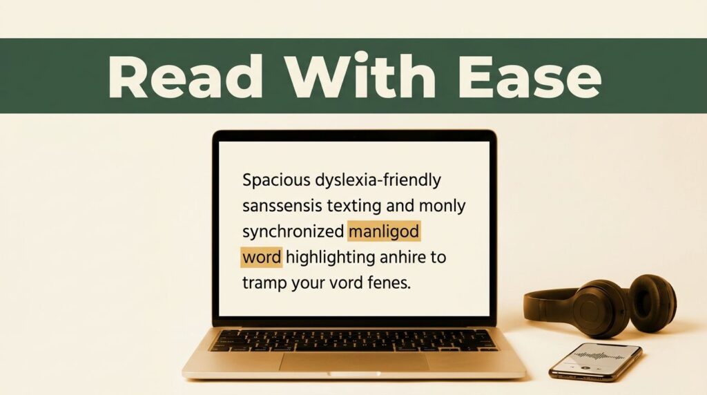 Optimizing Accessibility With Dyslexia Friendly Fonts and Speechify