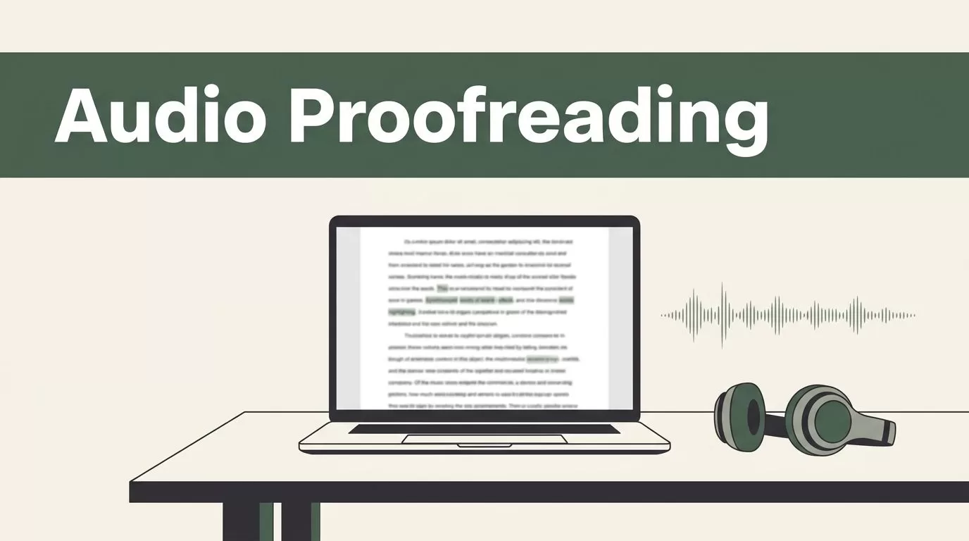 Run A Proofreading Audio Tool On Speechify