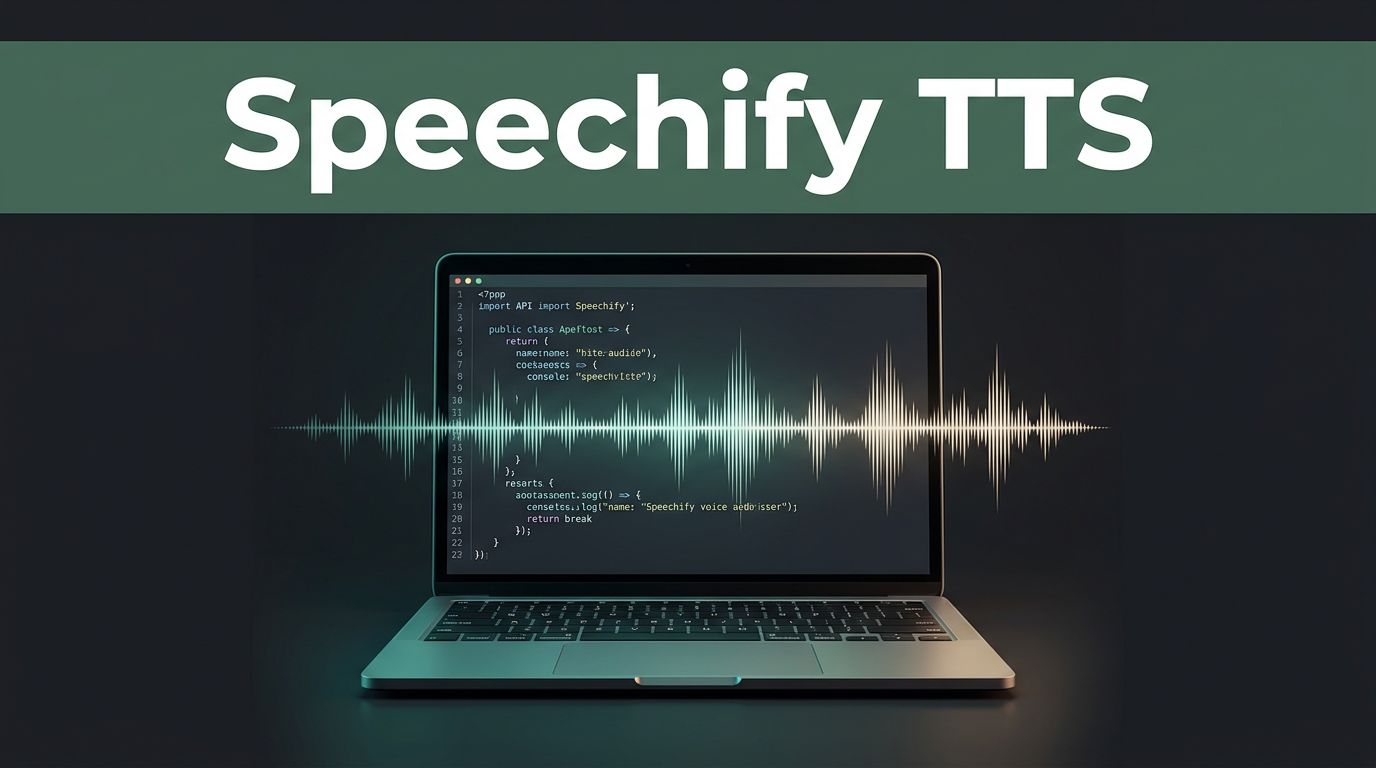 Run Text To Speech Integration Using Speechify