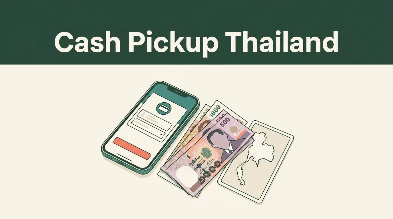 A smartphone and Thai currency notes arranged on a cream-colored surface.