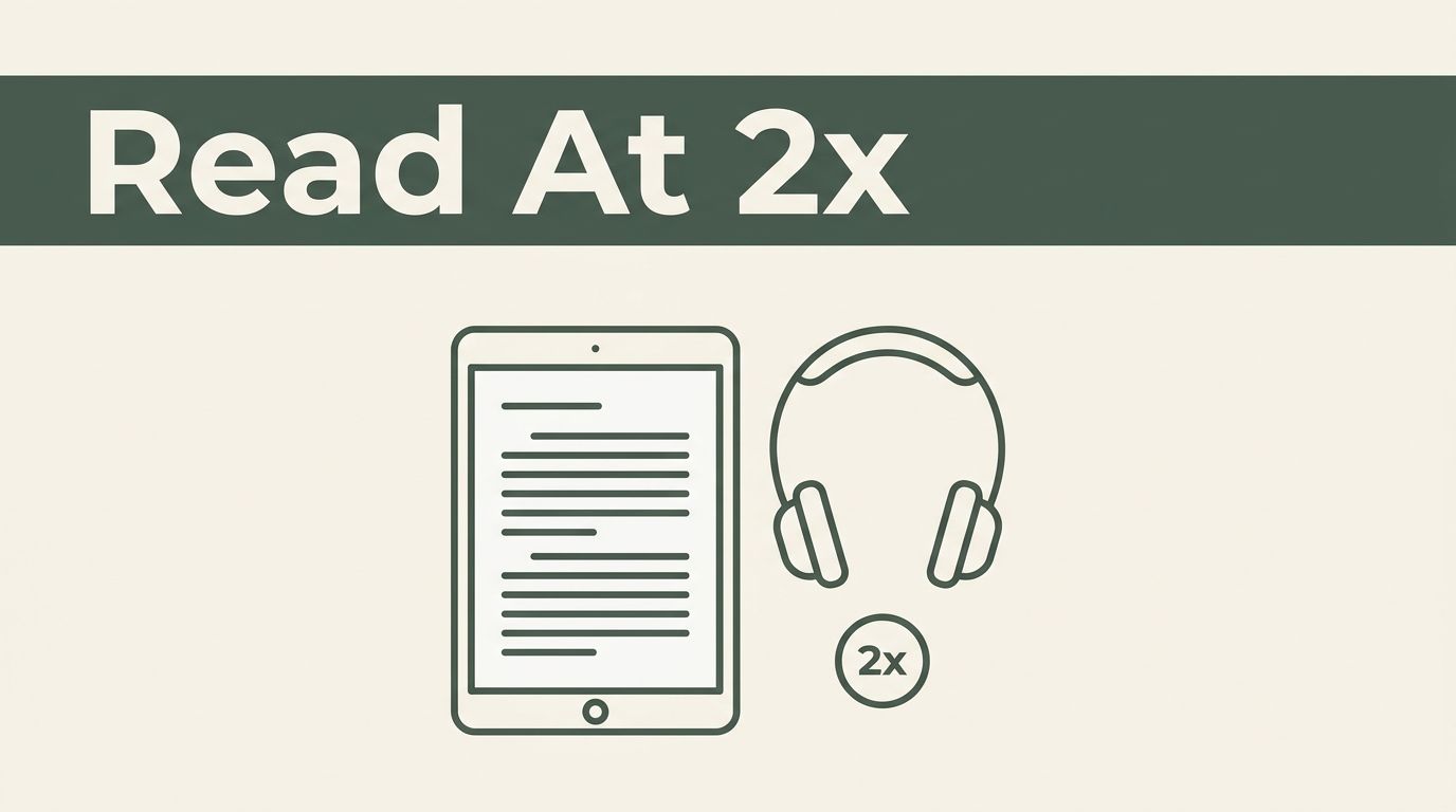 Speechify 2x Speed: A Practical Reading Guide