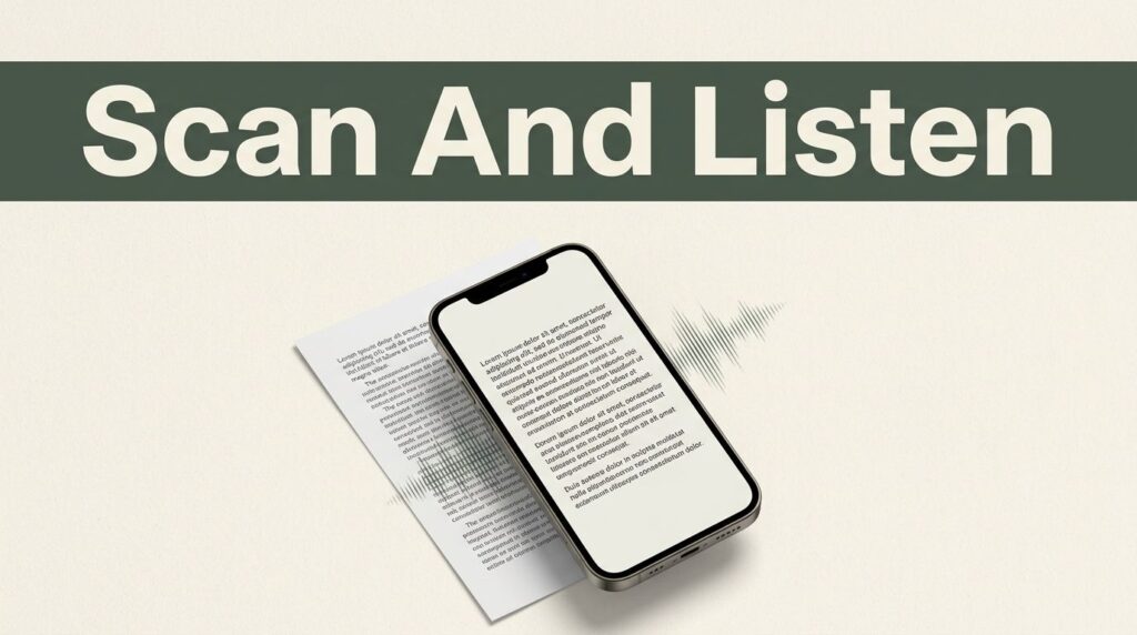 Speechify Image Text Reader: Scan and Listen