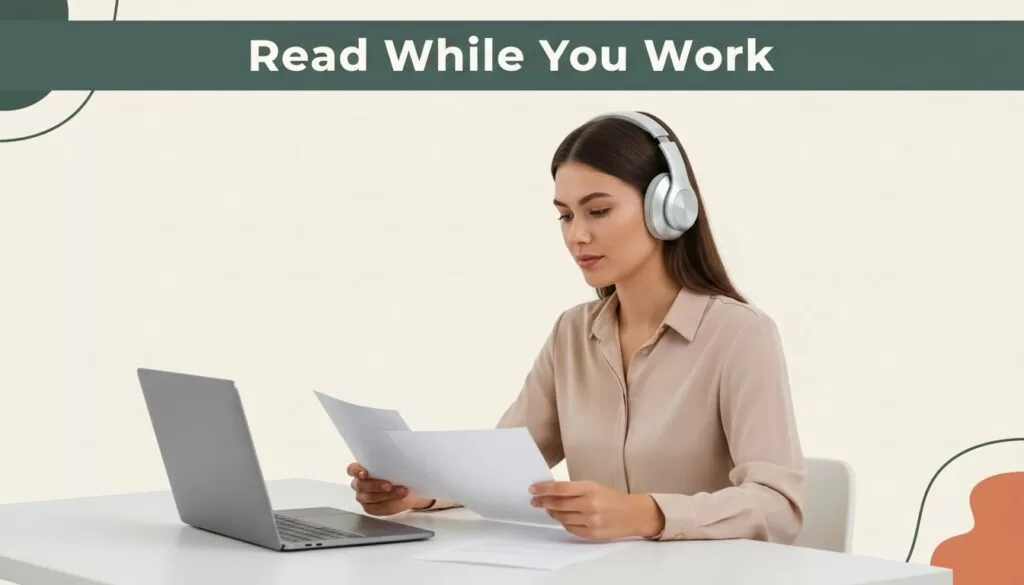 Speechify Multitasking: Read While You Work