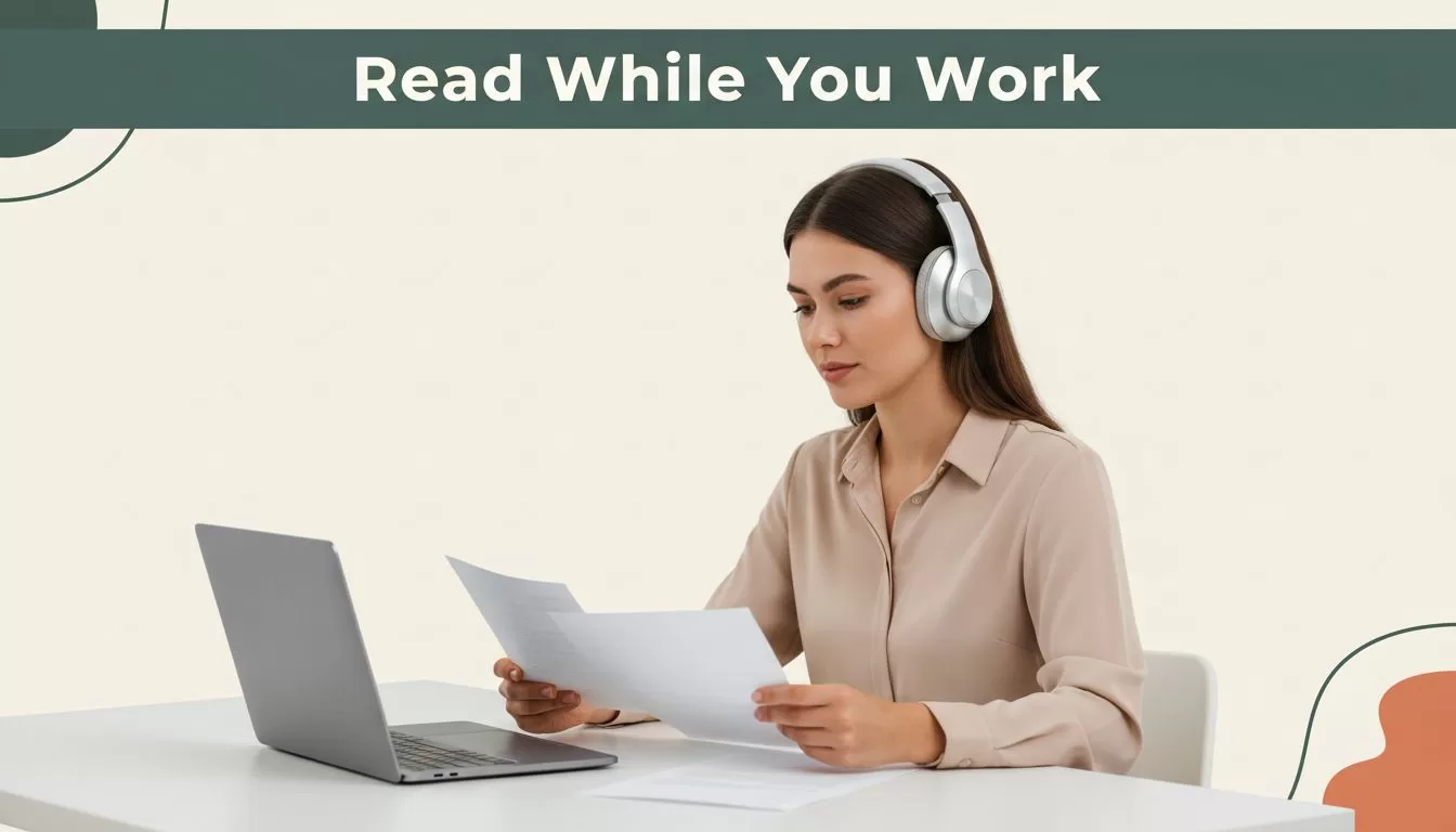 Speechify Multitasking: Read While You Work