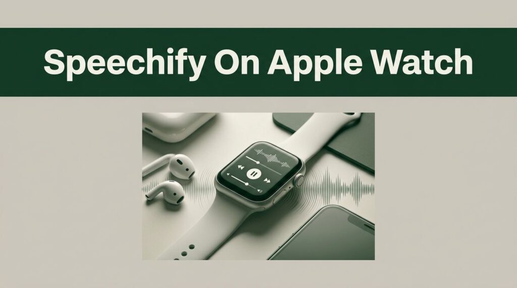 Speechify on Apple Watch: What Works in 2026