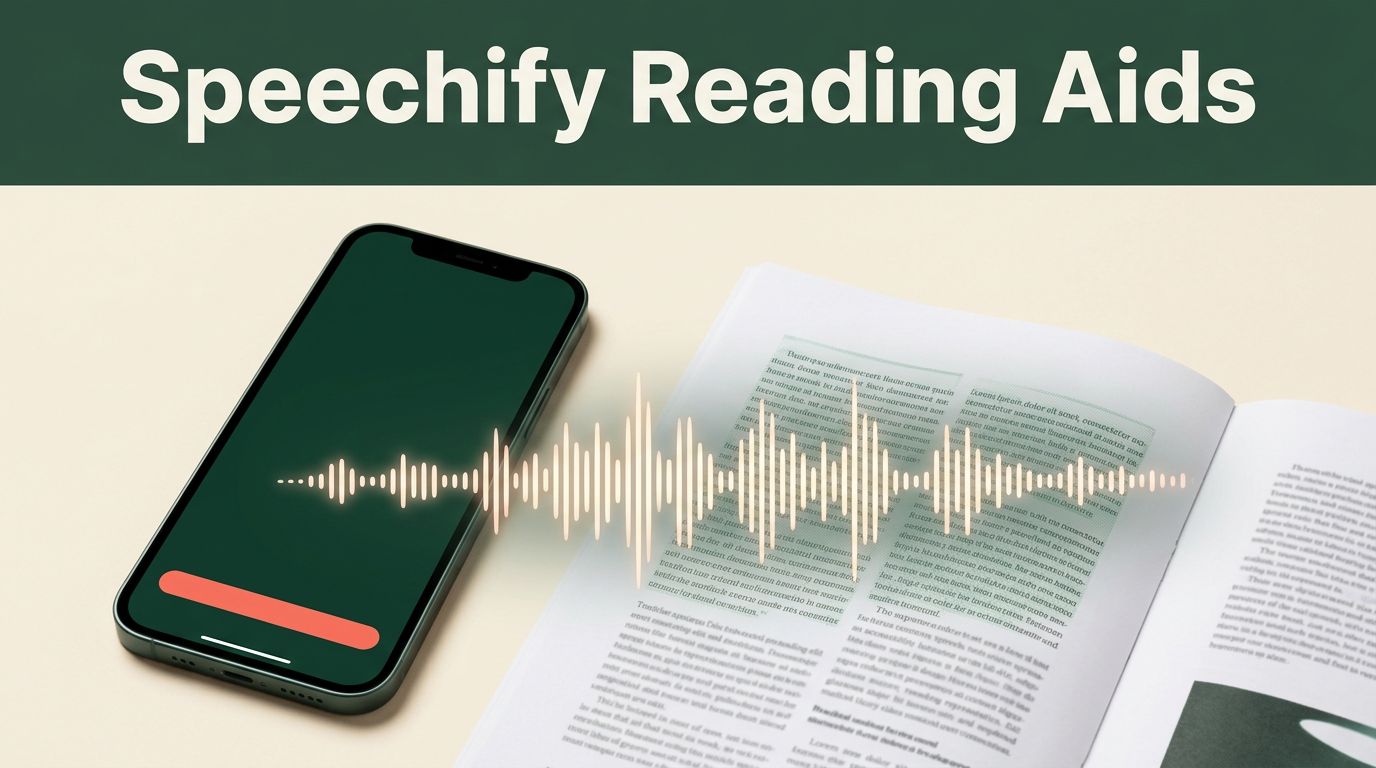Speechify Reading Aids for Visual Accessibility
