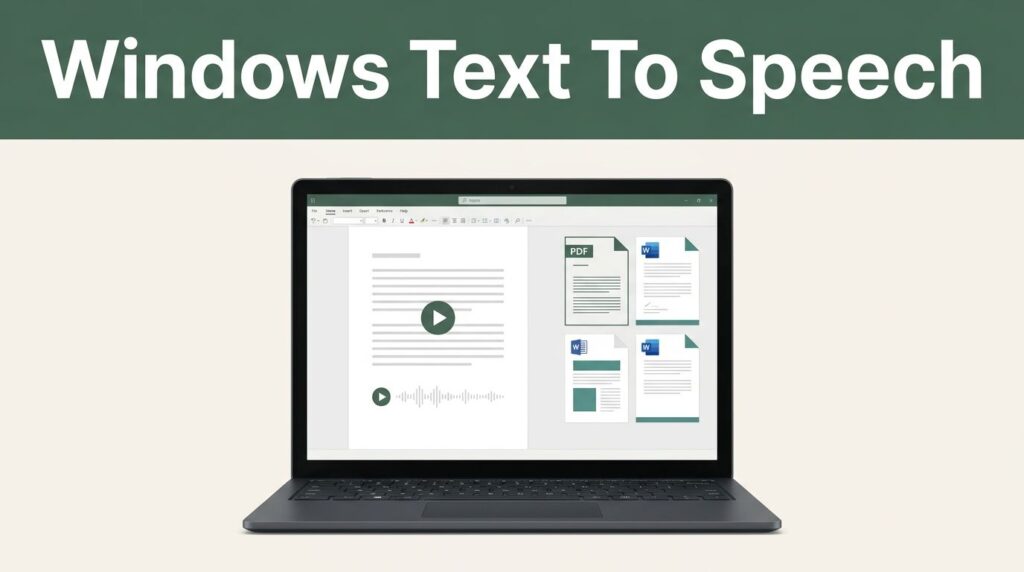 Speechify Windows Text to Speech: Setup Guide