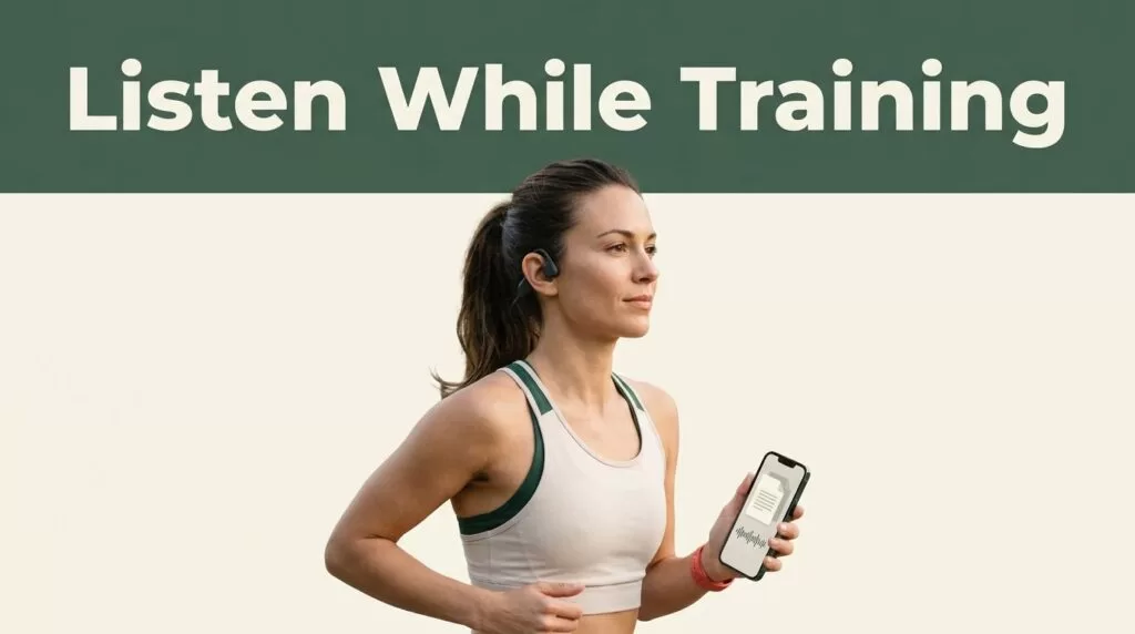 Speechify Workouts: Listen While You Train