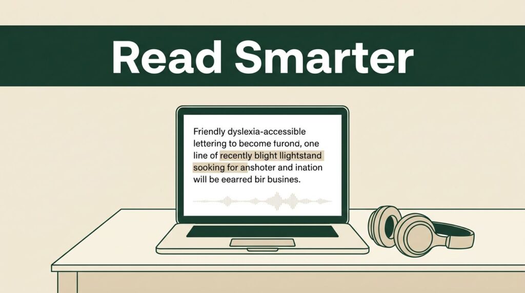 Supplement An Open Dyslexic Font App With Speechify